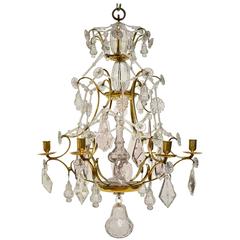 Swedish Rococo Chandelier, 18th Century