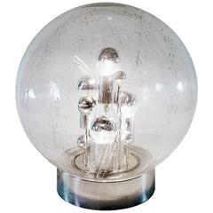 Space Age Sputnik Globe Table Lamp by Doria, Germany, 1970s 11