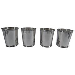 Set of Four American Sterling Silver Mint Juleps 10