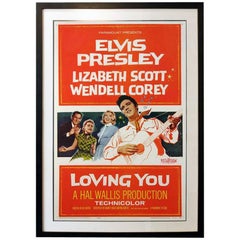 "Loving You" Film Poster, 1957