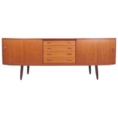 Vintage Scandinavian Modern Teak Sideboard by Clausen & Søn