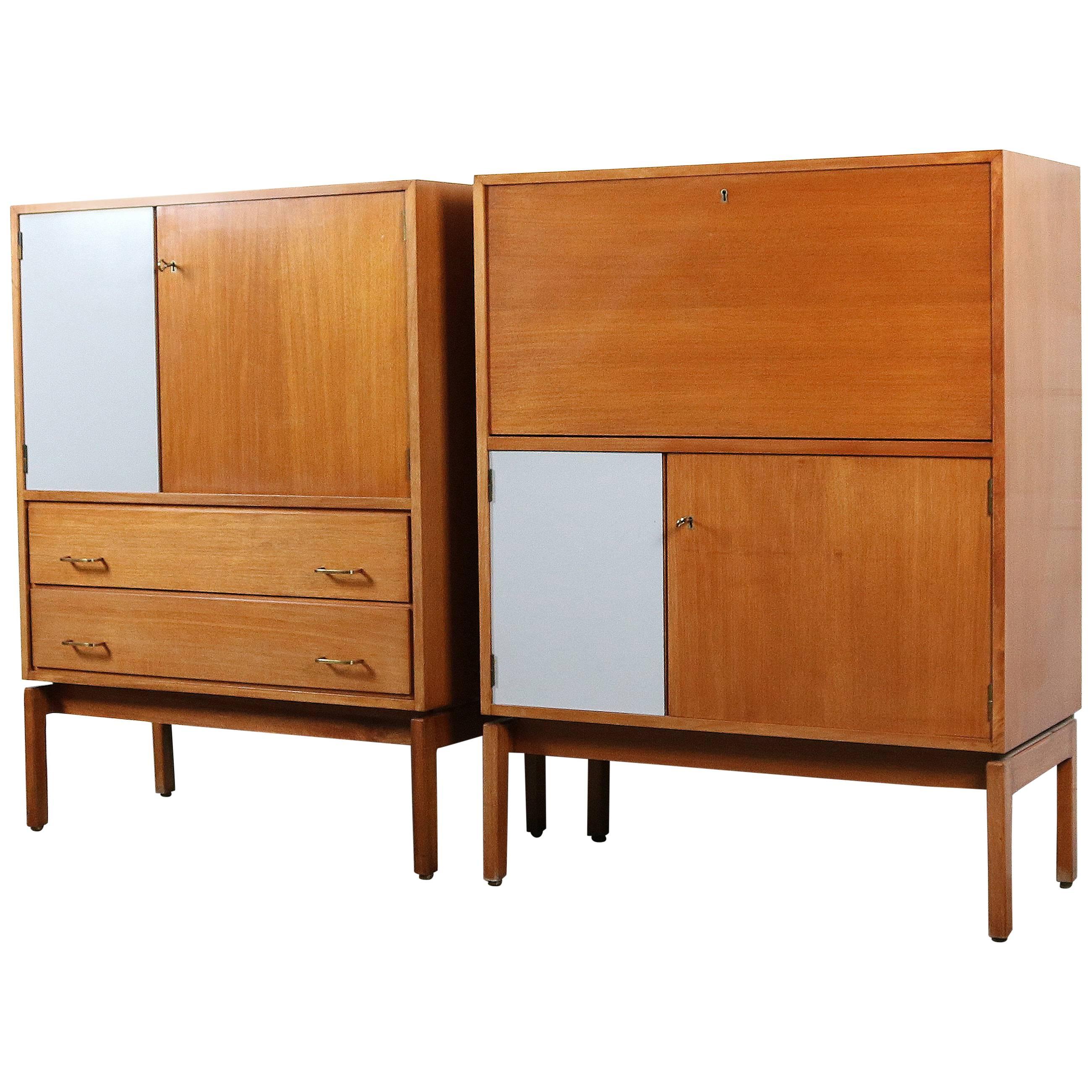 Two "Abstrakta" Cabinets by Jos De Mey For Sale