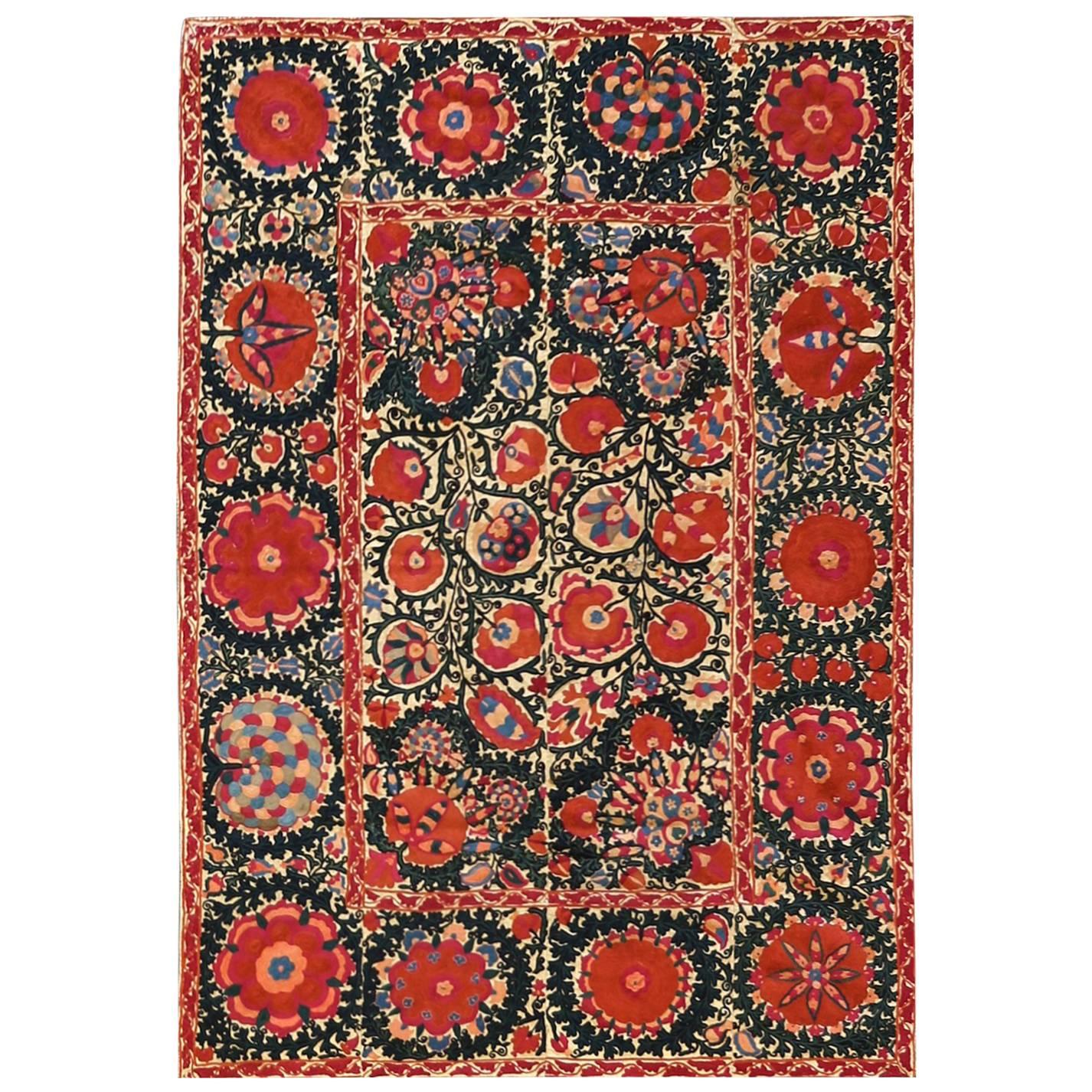 Antique Suzani Textile, circa 1850s