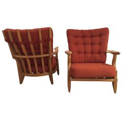 Pair of Armchairs by Guillerme et Chambron 11