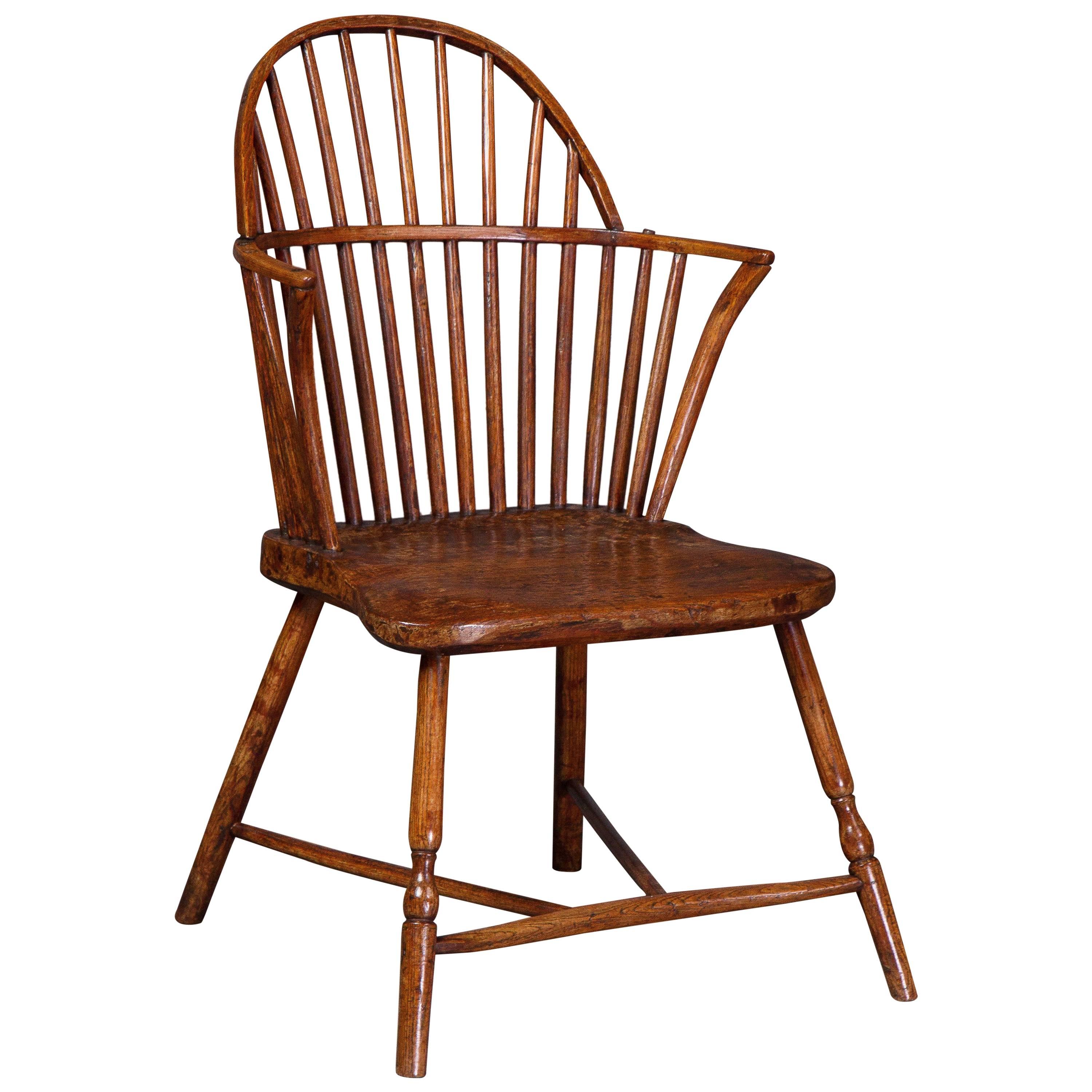 Gillows, a Late 18th Century Ash Windsor Chair Possibly for the American Market For Sale