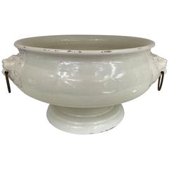 Large 19th Century French Porcelain Lion Tureen 9