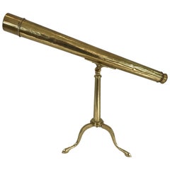 19th Century English Brass Telescope