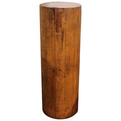 Vintage Elm Display Pedestal