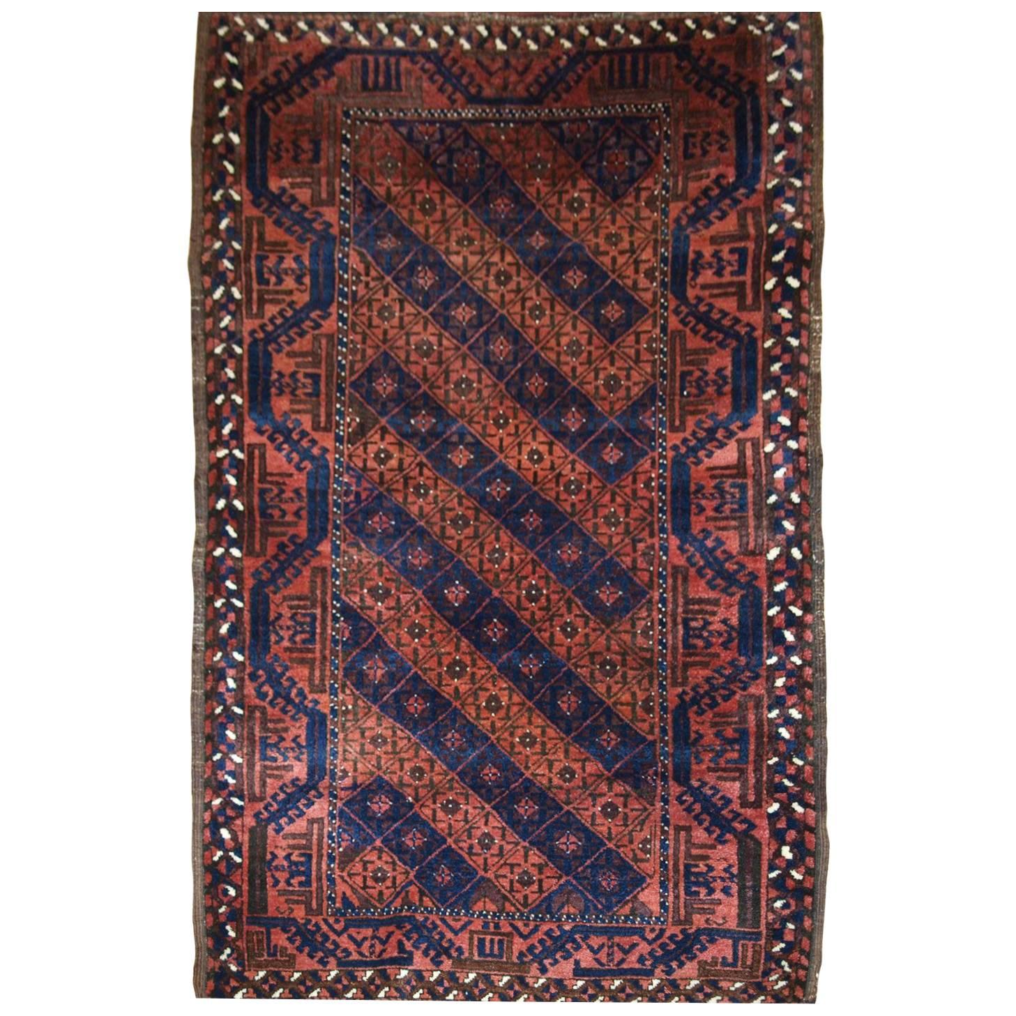 Antique Persian Baluch Rug from Eastern Persia, circa 1900