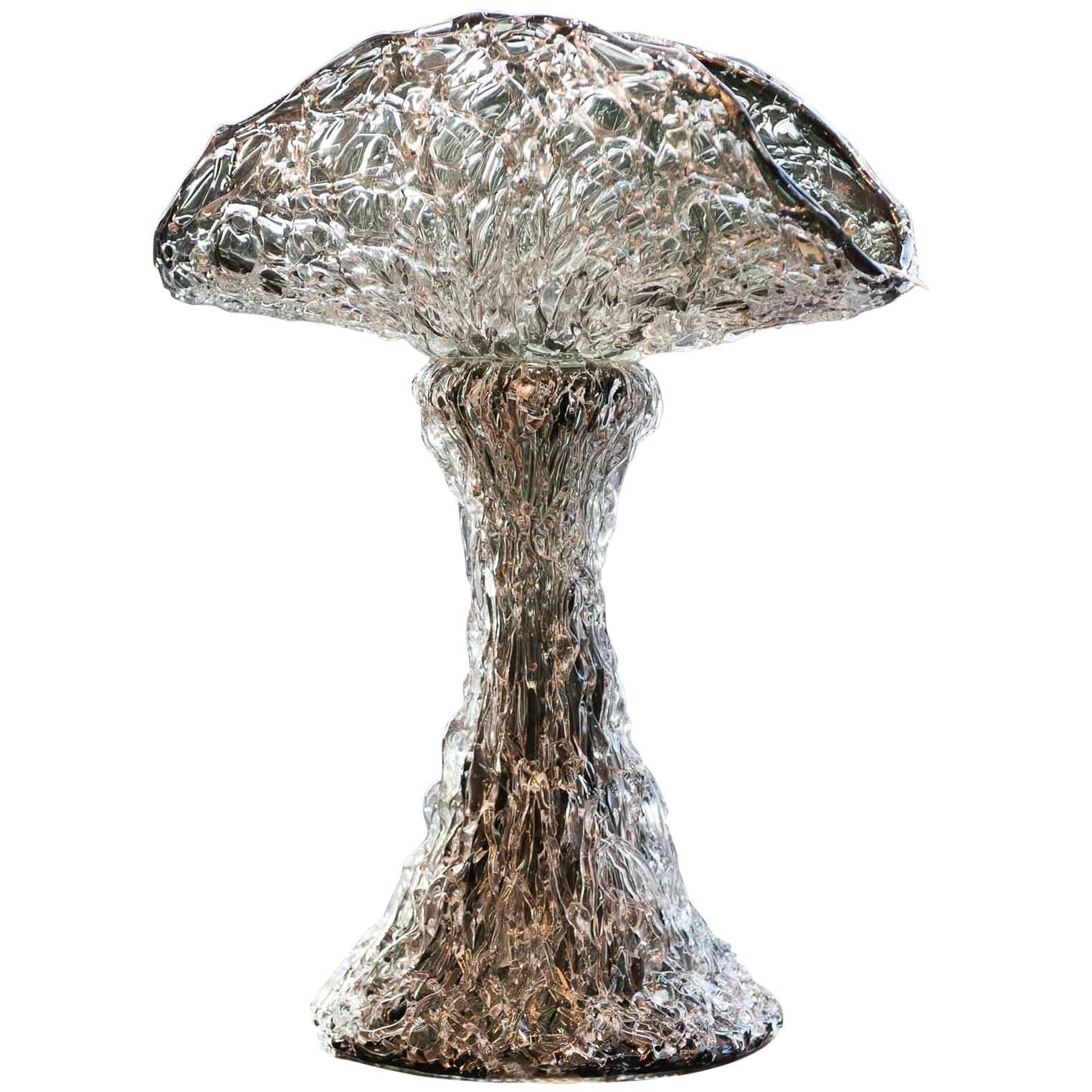 1980s Romanian Art Glass Bowl by Mihai Topescu at 1stDibs