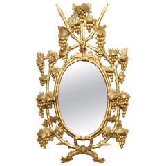 Early 19th Century Irish, Carved and Gilded Mirror