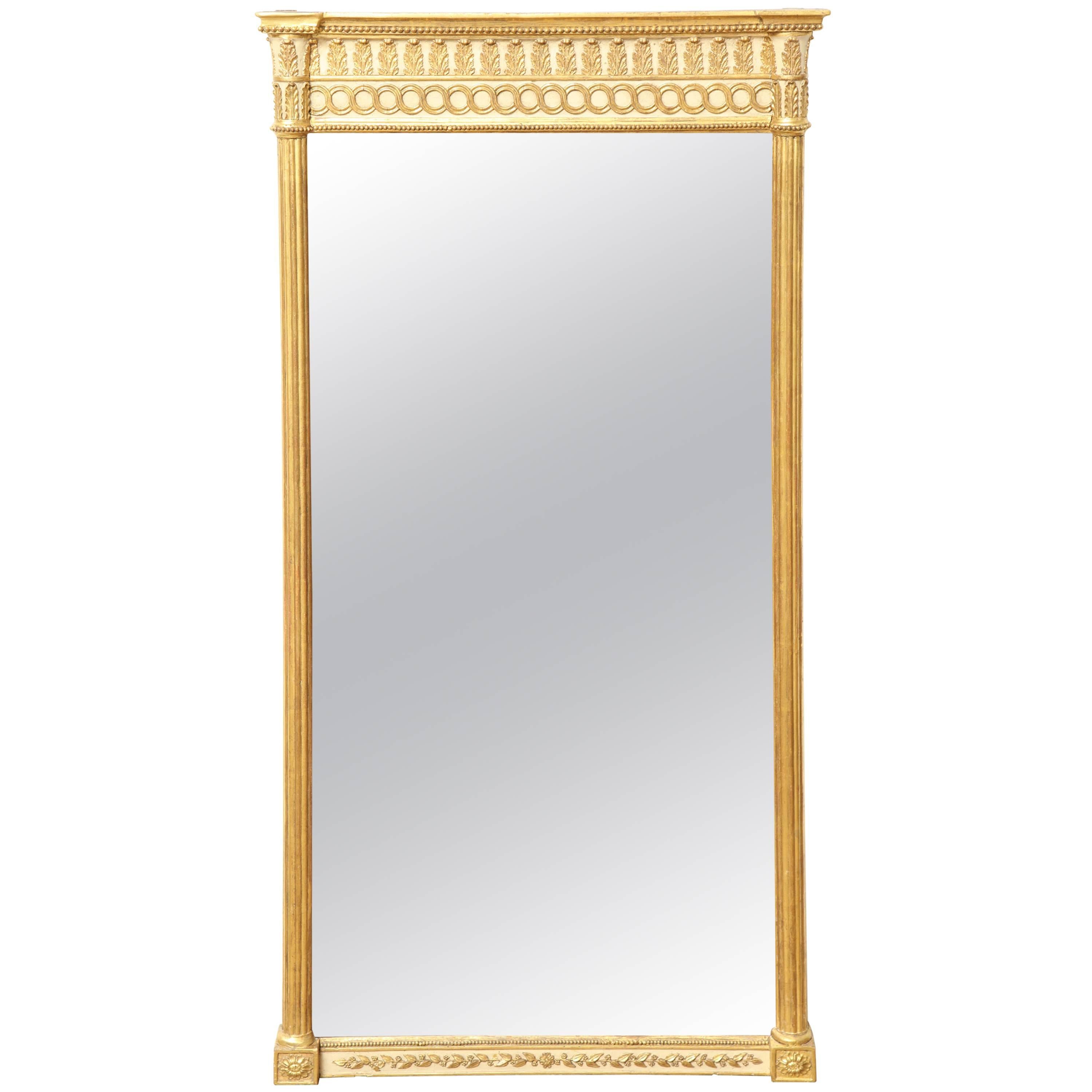 Early 19th Century English Regency, Gilded Neoclassical Mirror