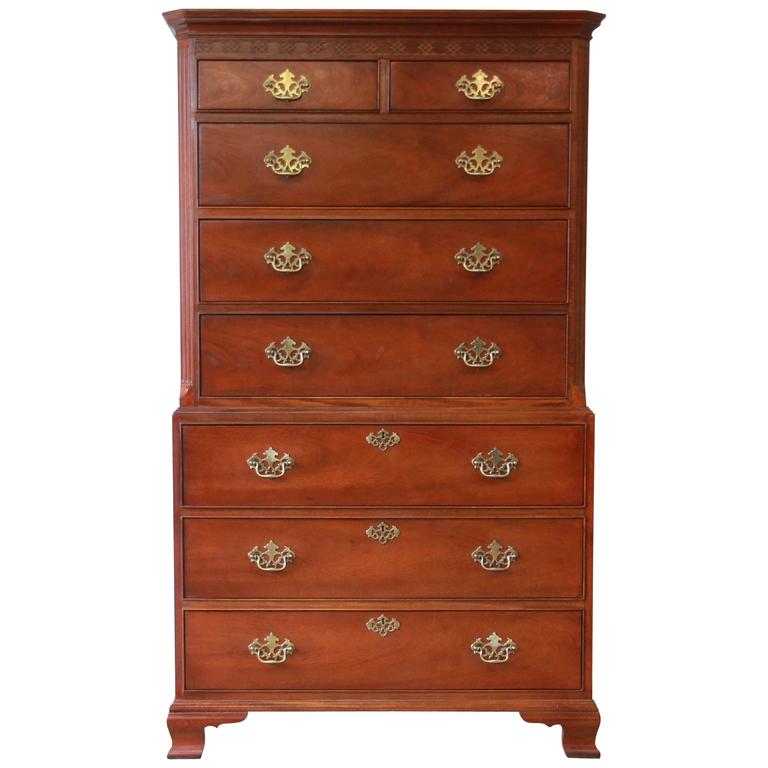 Baker Furniture Chippendale Style Mahogany Chest On Dresser At Baker Furniture Chippendale Style Mahogany Chest On Dresser For