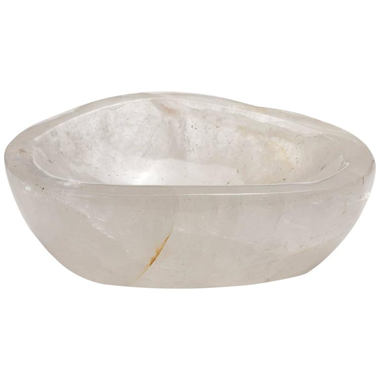 Rock Crystal Specimen Bowl For Sale at 1stdibs