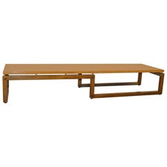 Baker Furniture Teak Coffee Table/Bench by Michael Taylor