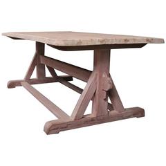 Painted Trestle Table
