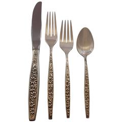 Meadow Song by Towle Sterling Silver Flatware Set of Eight Service 56 Pcs 9