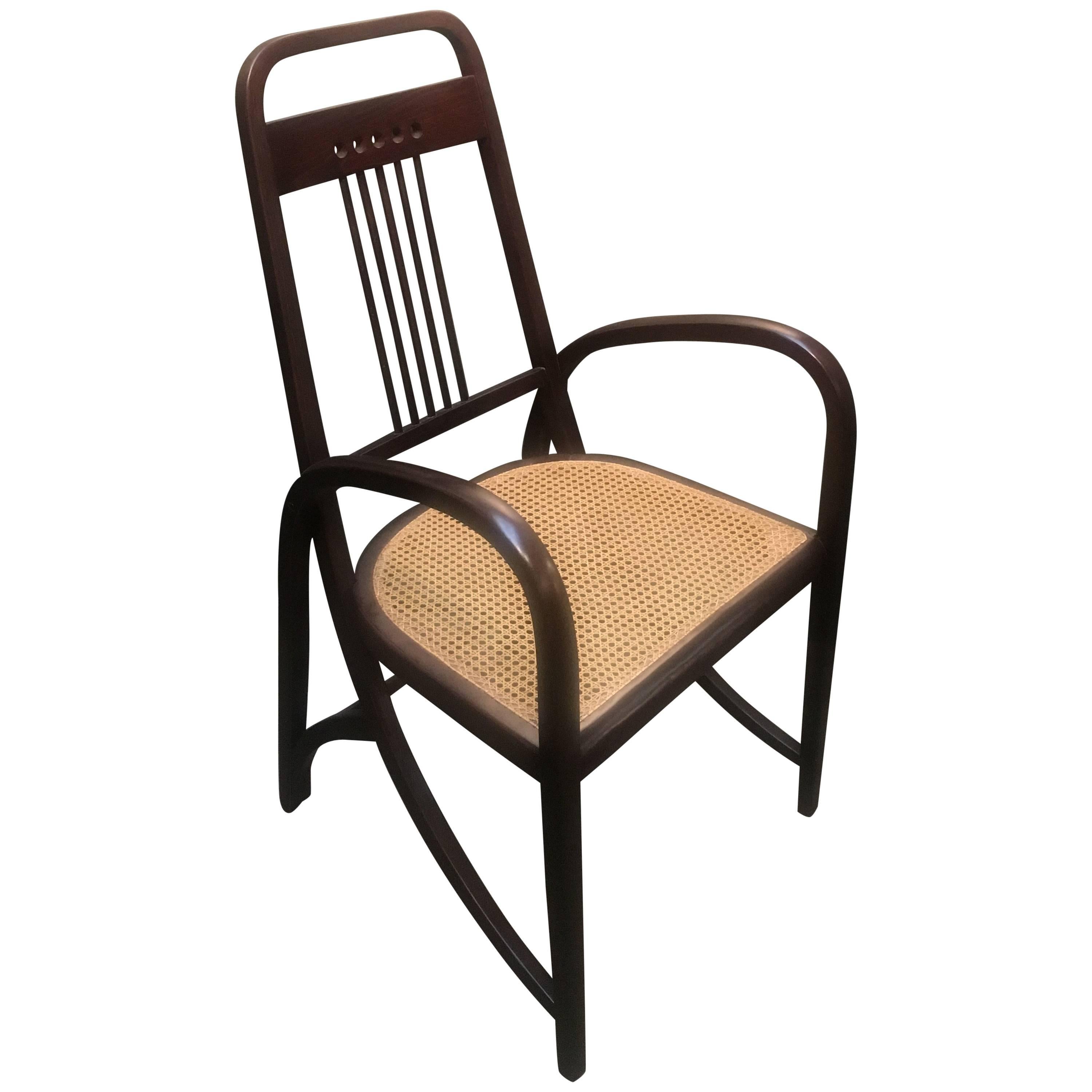 Fauteuil en bois cintré Thonet Modèle n° 511, Sécession viennoise, vers 1904