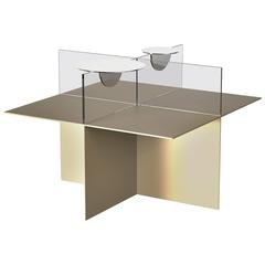 Francesco Librizzi Driade "Still Life" Square Table Upper Element in Glass, 2017