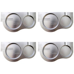 Set of Four Revere Art Deco Ashtrays