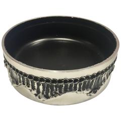Rare Aluminum Brutal Centerpiece Bowl Attributed to Luyckx for Aluclair