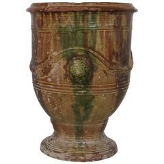 19th Century French Glazed Terracotta Anduze Vase, Planter 11