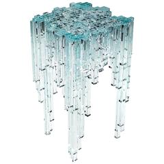 Contemporary design side/ end table in crystal glass 10