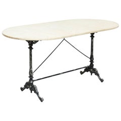 French Marble Table, circa 1950