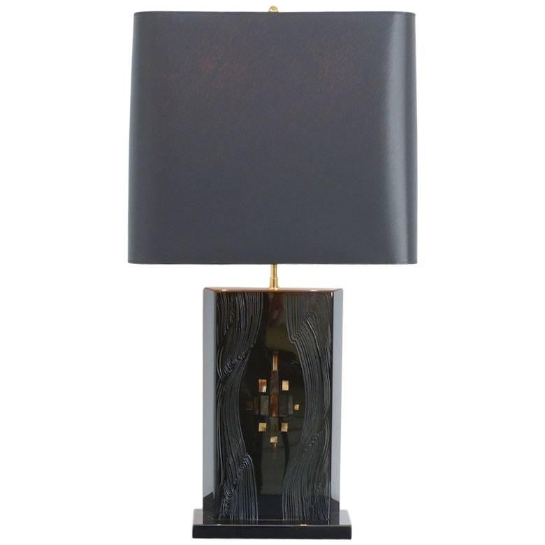 Exclusive Table Lamp by Fernand Dresse For Sale