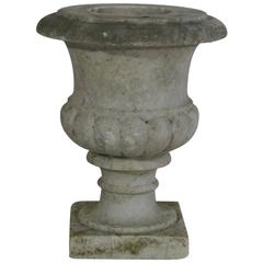 English, 19th Century White Marble Garden Urn 12