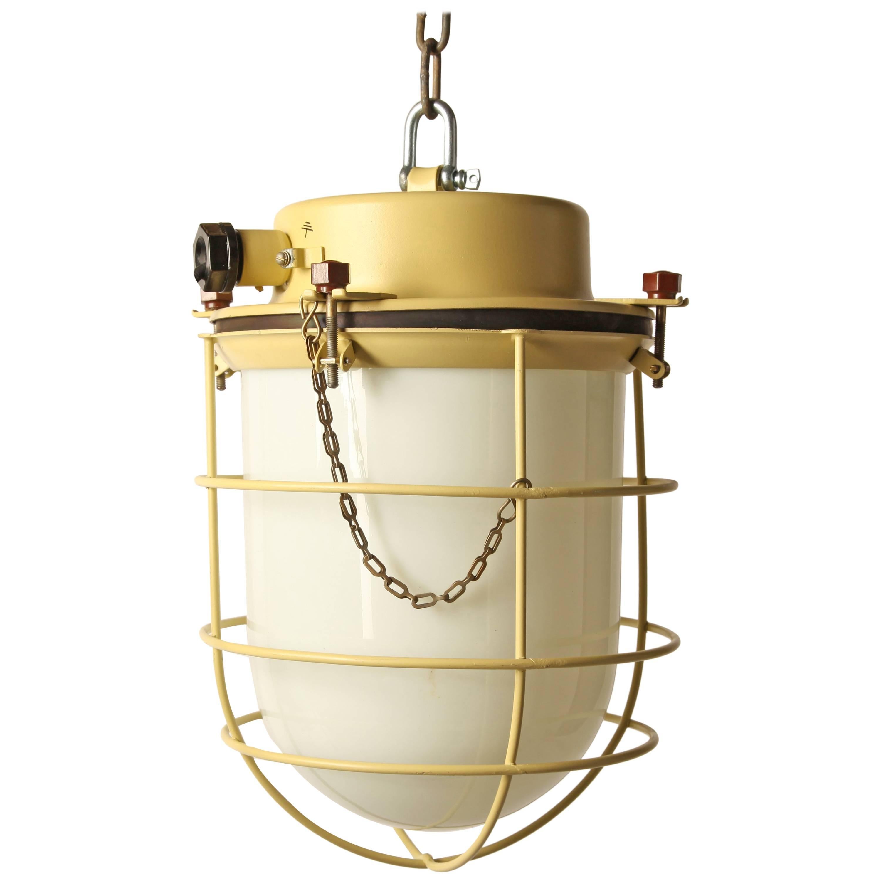 Yellow CCCP Pendant Light For Sale