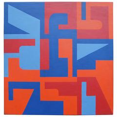 Abstract Painting by Norman Ives, 1969 9