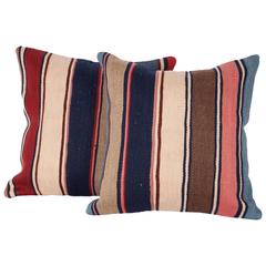 Antique Pillows Made Out of a 19th Century Shasavan Kilim 9