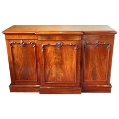 Victorian Mahogany Breakfront Sideboard