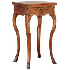 Mid-19th Century French Rococo Walnut Game or Work Table