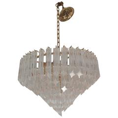 Large Seven-Tiered Venini Chandelier 1