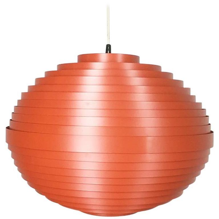 Danish Mid Century Modern Egg Lamp Hanging Fixture Circa 1960 For Extra Large Austrian Hanging Lamp 1960s Mid Century Modern
