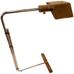 Vintage Cedric Hartman Adjustable Floor Lamp, Brass with Bakelite Switch 11