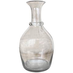 19th Century French Handblown Glass Decanter