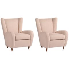 Pair of Wing Chairs by Paulo Buffa