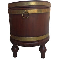 English 19th Century Mahogany Wine Cooler