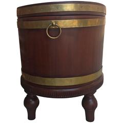 English 19th Century Mahogany Wine Cooler 10