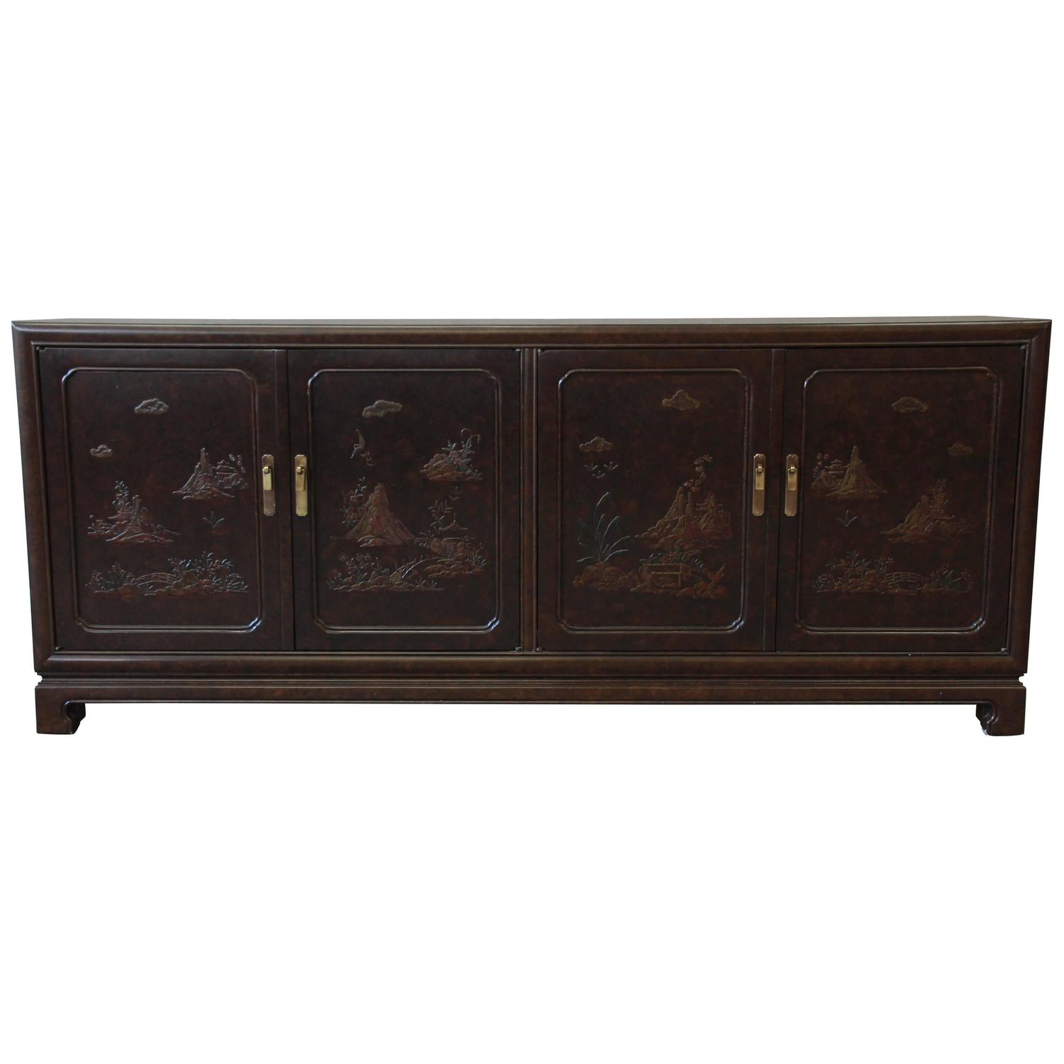 John Widdicomb Case Pieces And Storage Cabinets 83 For At 1stdibs Mario Buatta For John Widdicomb Faux Tortoise S Chinoiserie Sideboard Buffet