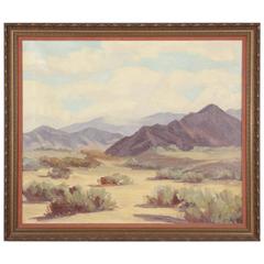 Early 1900s Desert Landscape by Pasadena Artist Gertrude Remy