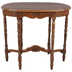 1920s Carved Side Table