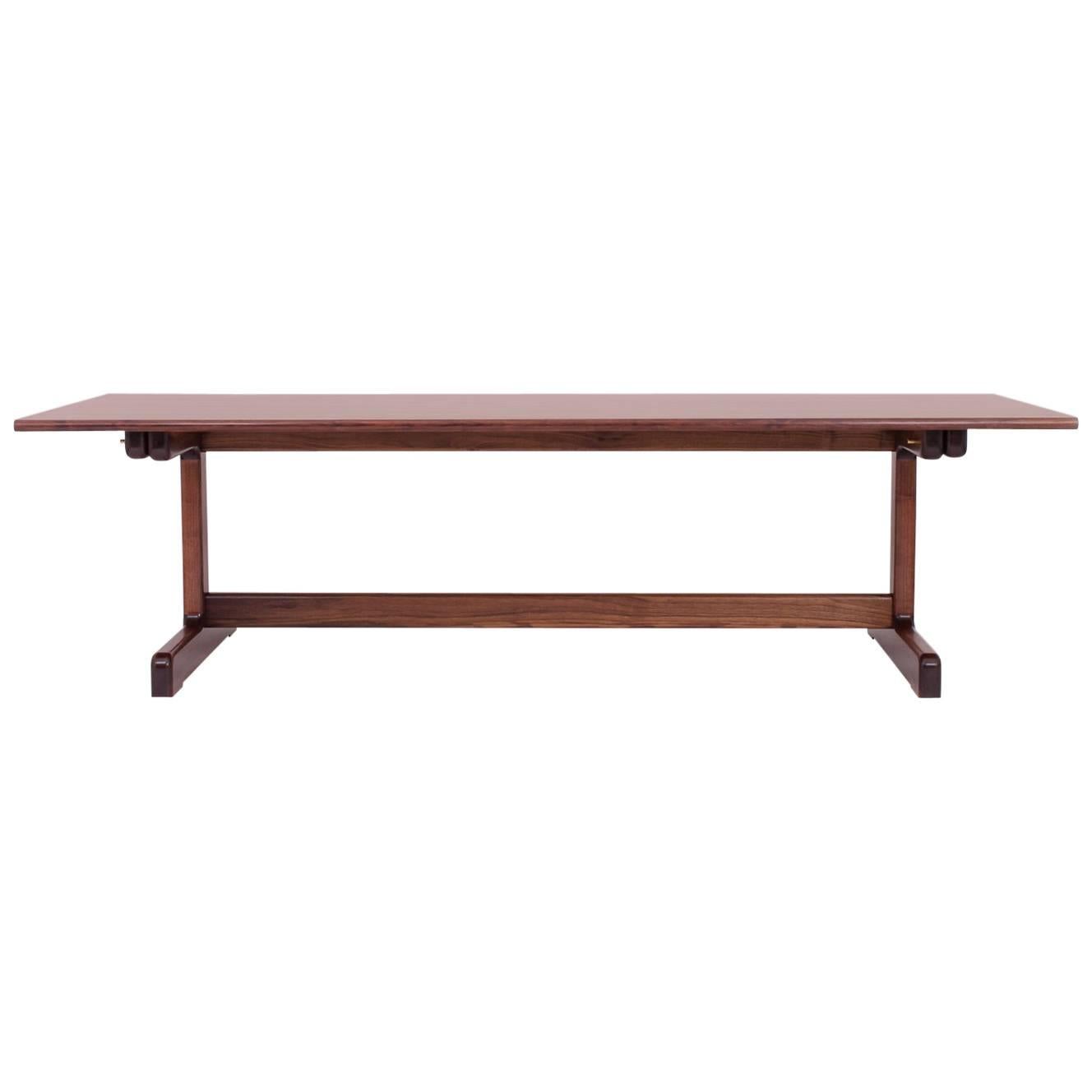 The Physalia dining table is the perfect centre piece to a home or office's communal space. [Other woods available]. The clean lines provide a blank canvas for the everyday, while the soft curves feel equally smooth under your forearms or your