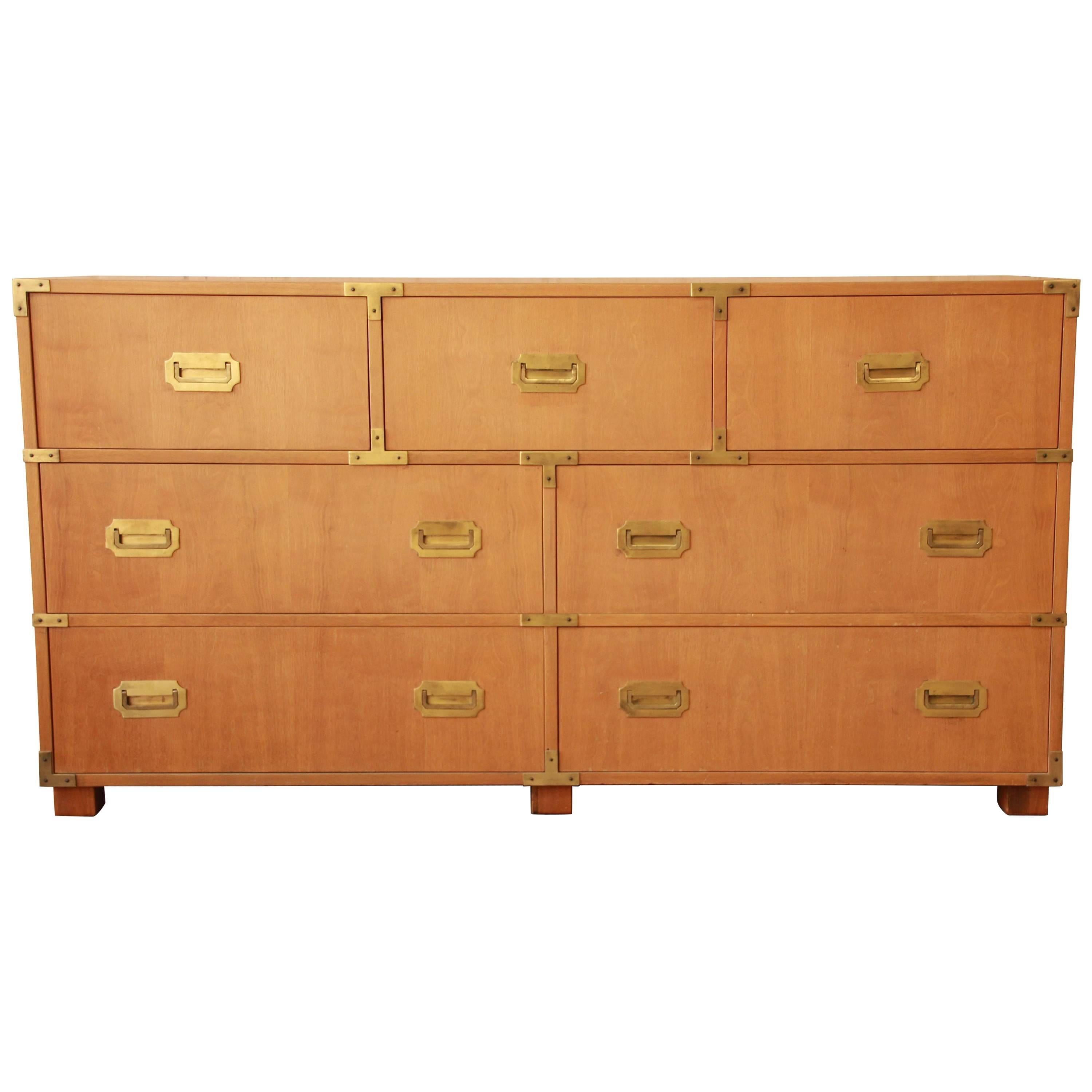 Baker Furniture Campaign-Style Chest of Drawers