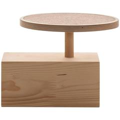Adjustable Grey Claus Child Stool by Sirch and Bitzer in Spruce and Felt 5