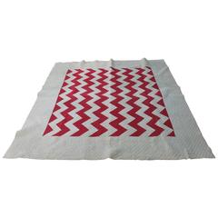 Early 19th Century Streak of Lighting Quilt 6