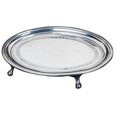 British Sterling Footed Salver